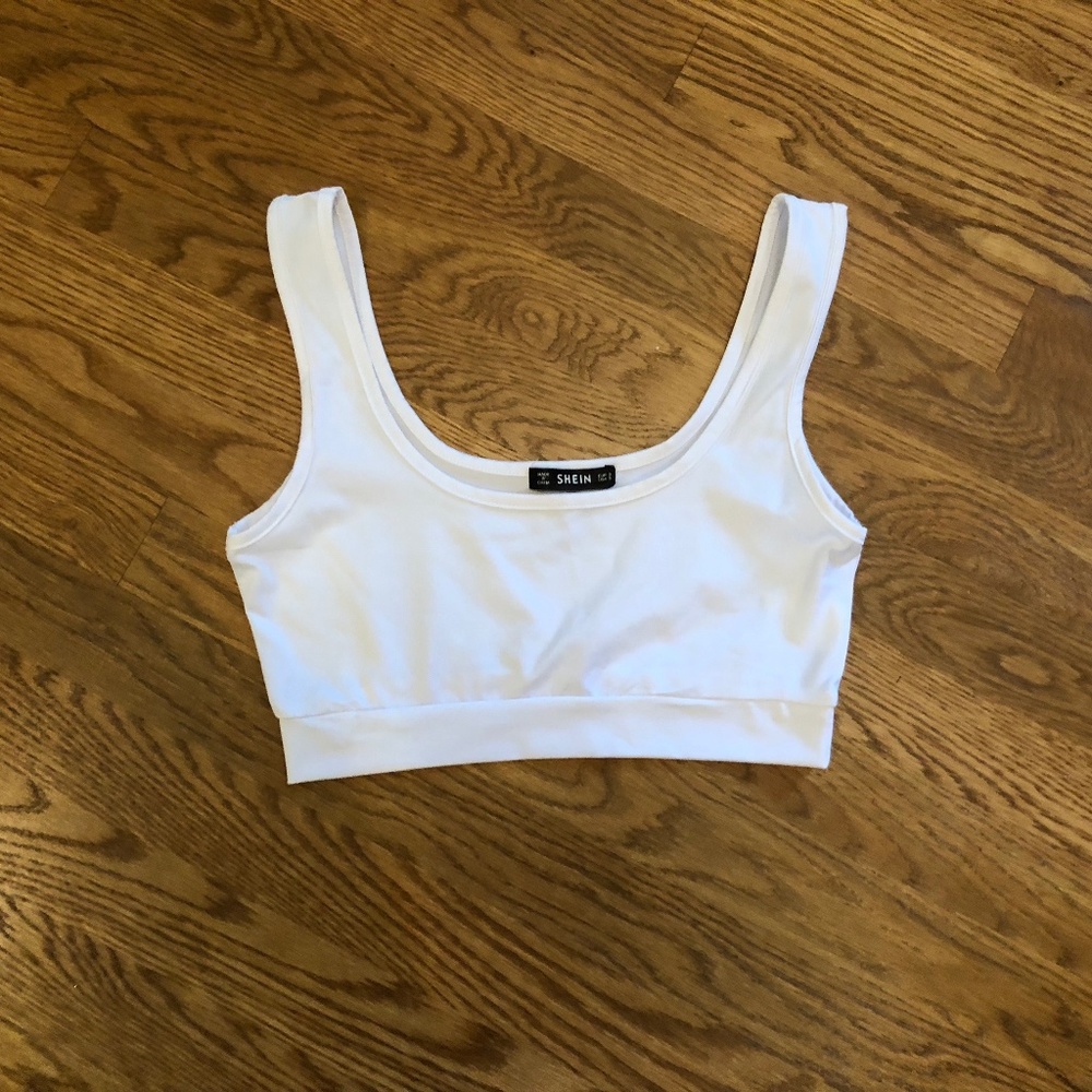 White Crop Top